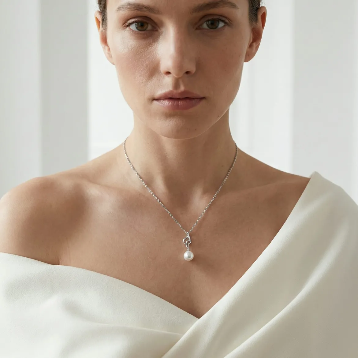 Akoya Pearl & Diamond Aria Pendant