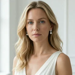 Akoya Pearl & Diamond Faye Drop Earrings