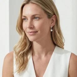 Akoya Pearl & Diamond Kim Earrings