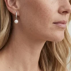 Akoya Pearl & Diamond Kim Earrings