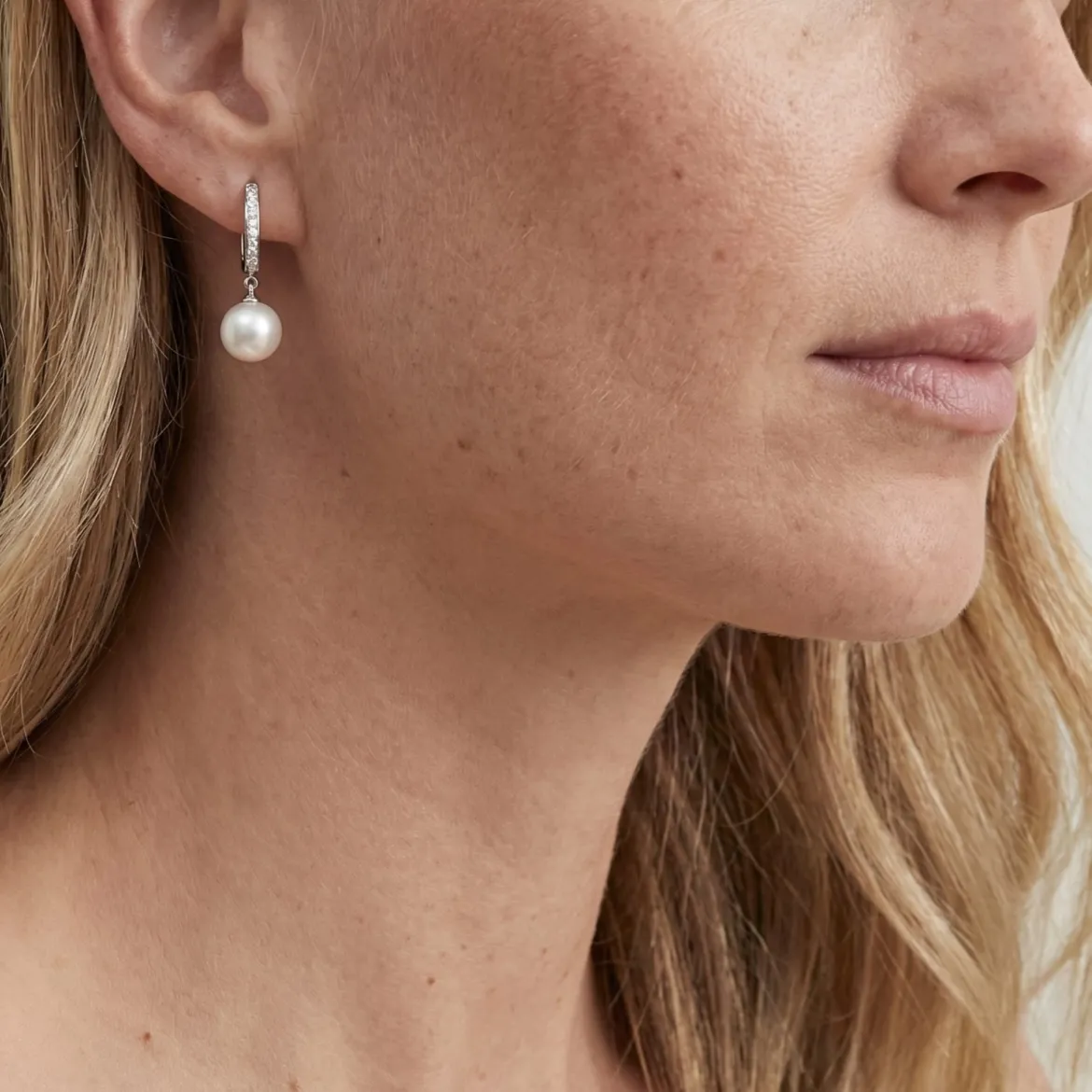 Akoya Pearl & Diamond Kim Earrings
