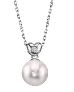 Akoya Pearl & Diamond Lev Pendant