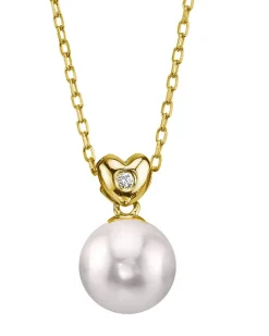 Akoya Pearl & Diamond Lev Pendant