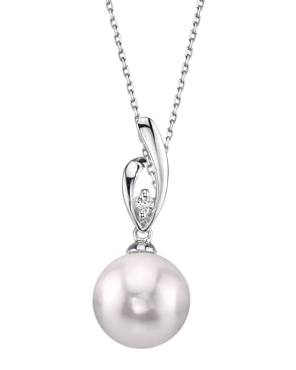 Akoya Pearl & Diamond Lois Pendant