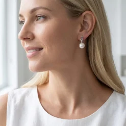 Akoya Pearl & Diamond Lois Earrings