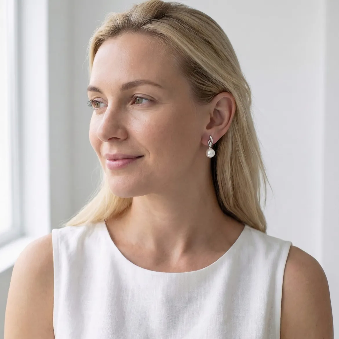 Akoya Pearl & Diamond Lois Earrings