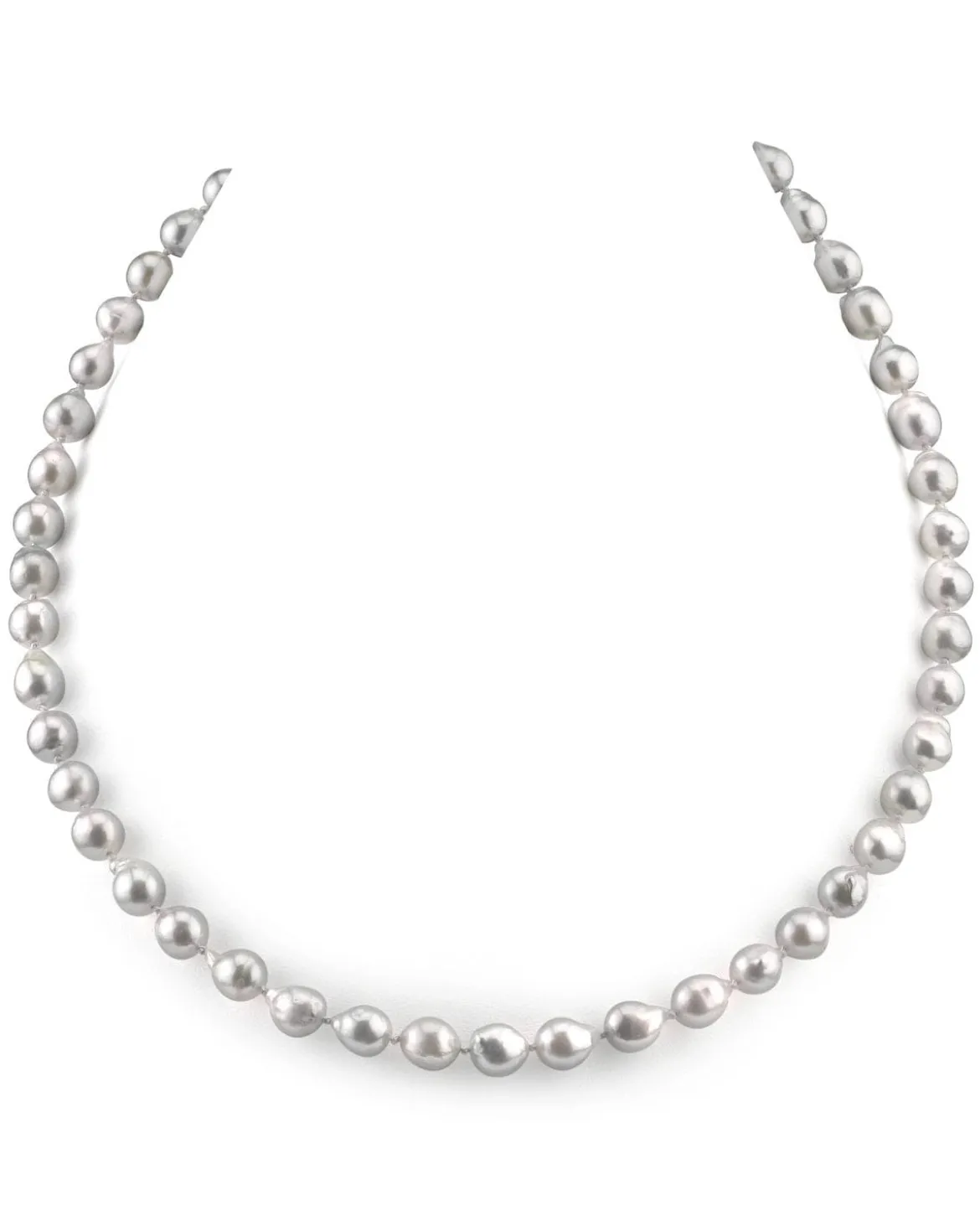 Baroque Japanese Akoya Pearl Necklace, 8.0-8.5mm