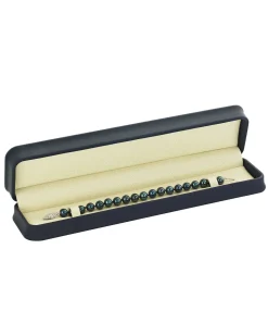 Black Japanese Akoya Pearl Bracelet, 7.5-8.0mm