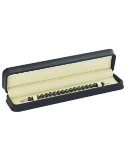Black Japanese Akoya Pearl Bracelet, 8.0-8.5mm