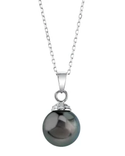 Black Tahitian Pearl Solitaire Pendant