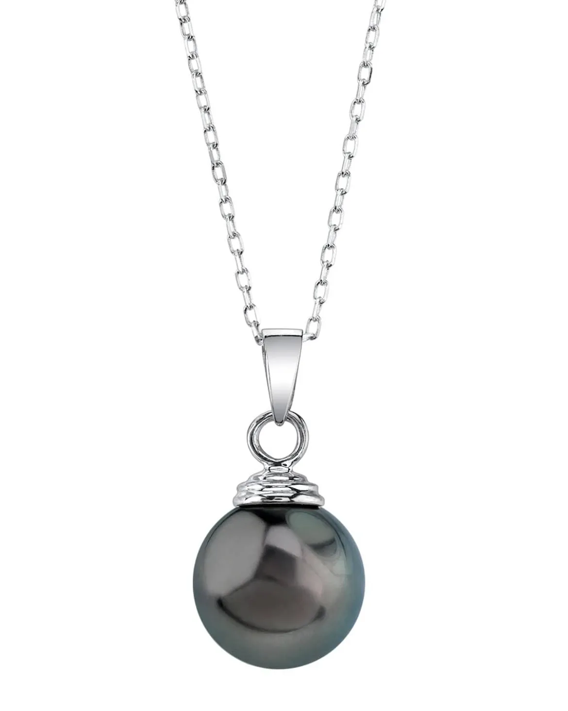 Black Tahitian Pearl Solitaire Pendant