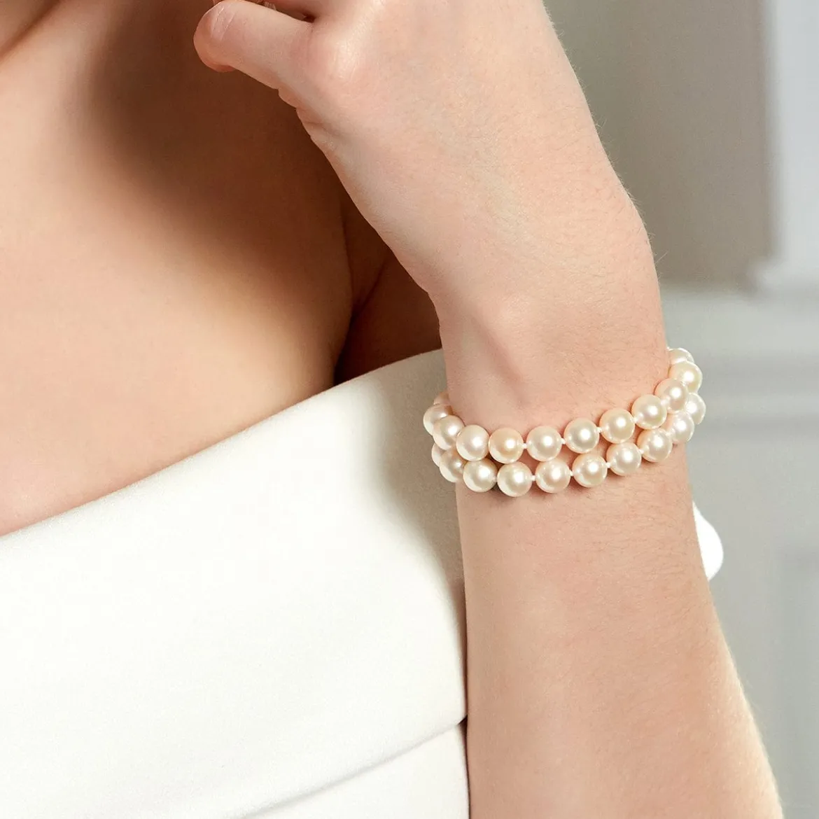 Freshwater Double Pearl Bracelet