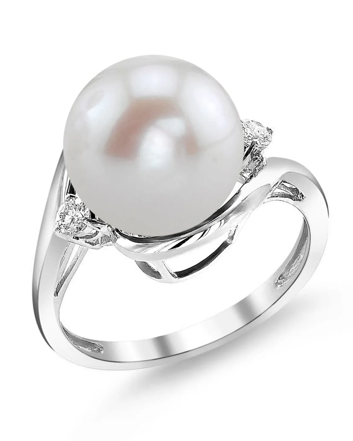 Freshwater Pearl & Diamond Sia Ring