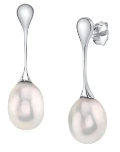 Freshwater Pearl Long Drop Earrings