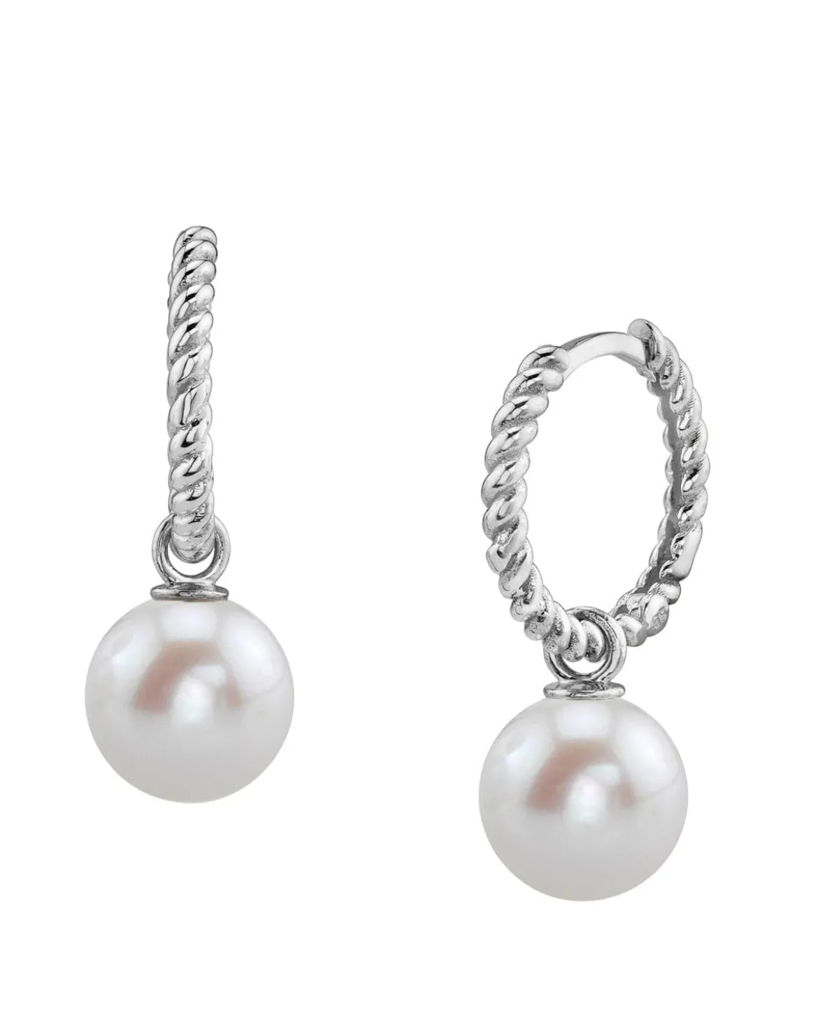 Freshwater Pearl Via Earrings