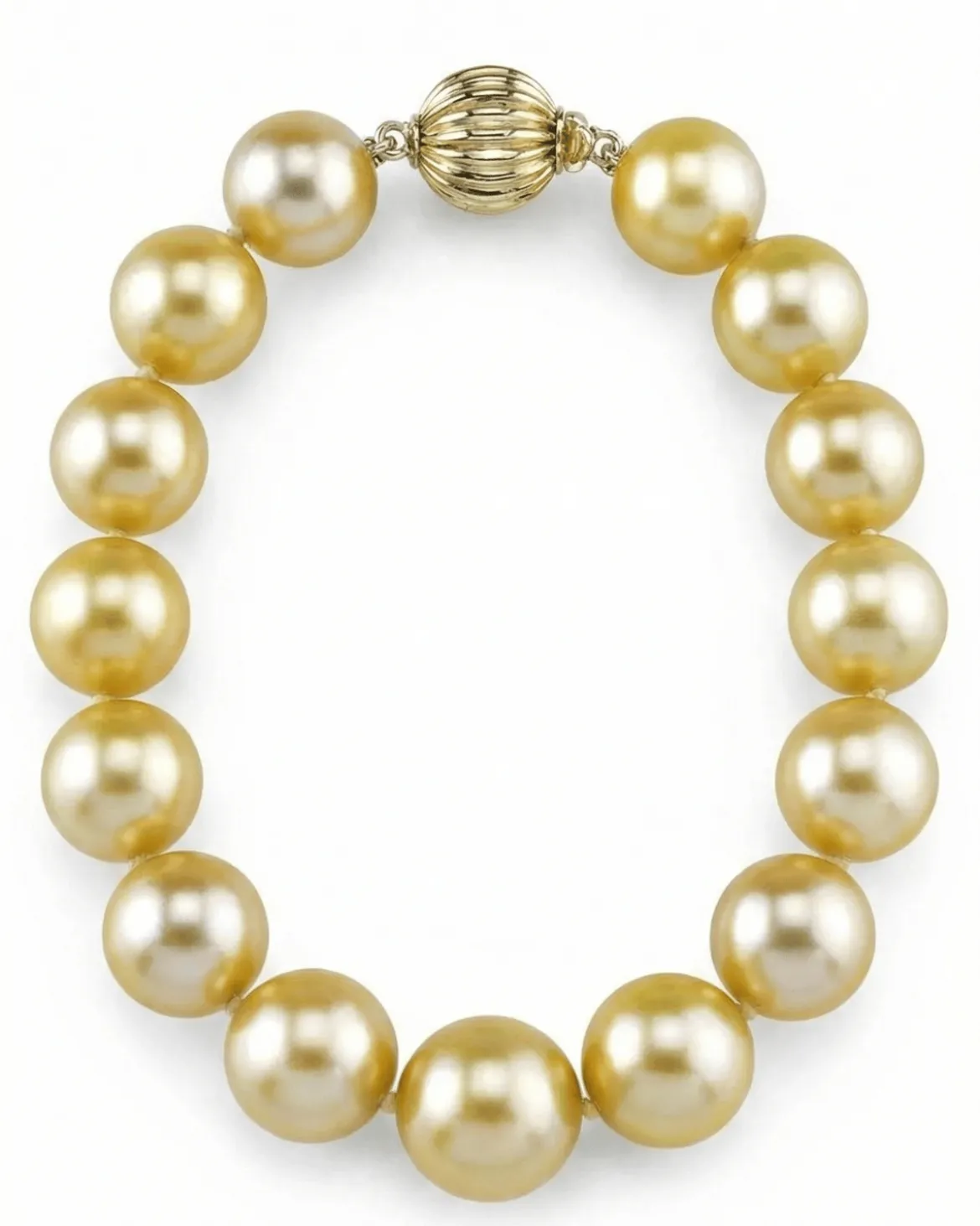 Golden South Sea Pearl Bracelet, 9.0-10.0mm