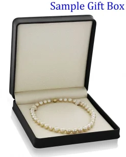 Golden South Sea Pearl Necklace, 12.0-15.0mm - AAA Quality