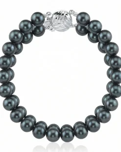 Japanese Akoya Black Double Pearl Bracelet - Various Sizes