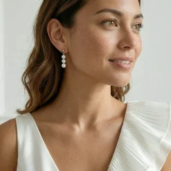 Japanese Akoya Pearl Celeste Earrings