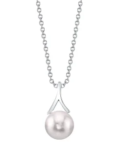Japanese Akoya Pearl Wren Pendant