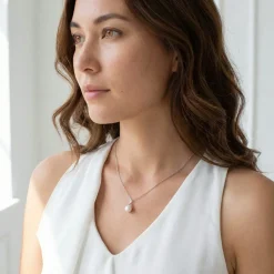 Japanese Akoya Pearl Wren Pendant