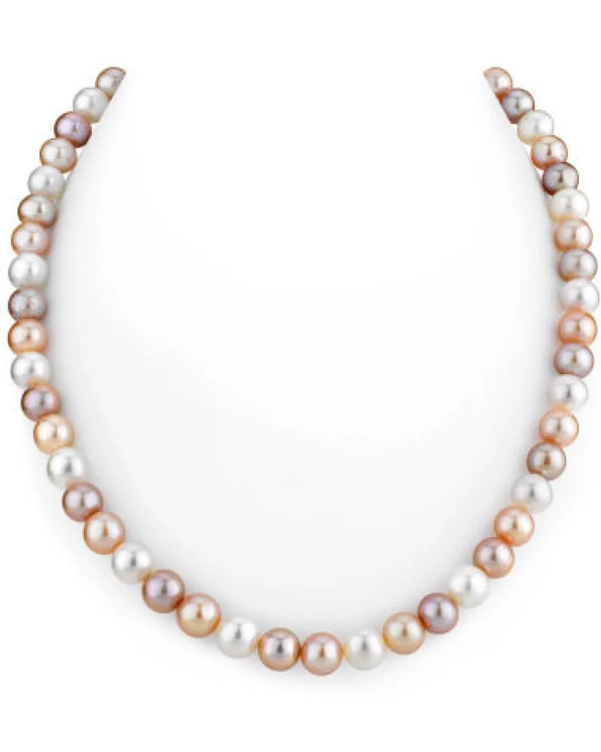 7.0-7.5mm Freshwater Multicolor Pearl Necklace - AAAA Quality