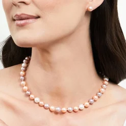 6.5-7.0mm Freshwater Multicolor Pearl Necklace - AAA Quality