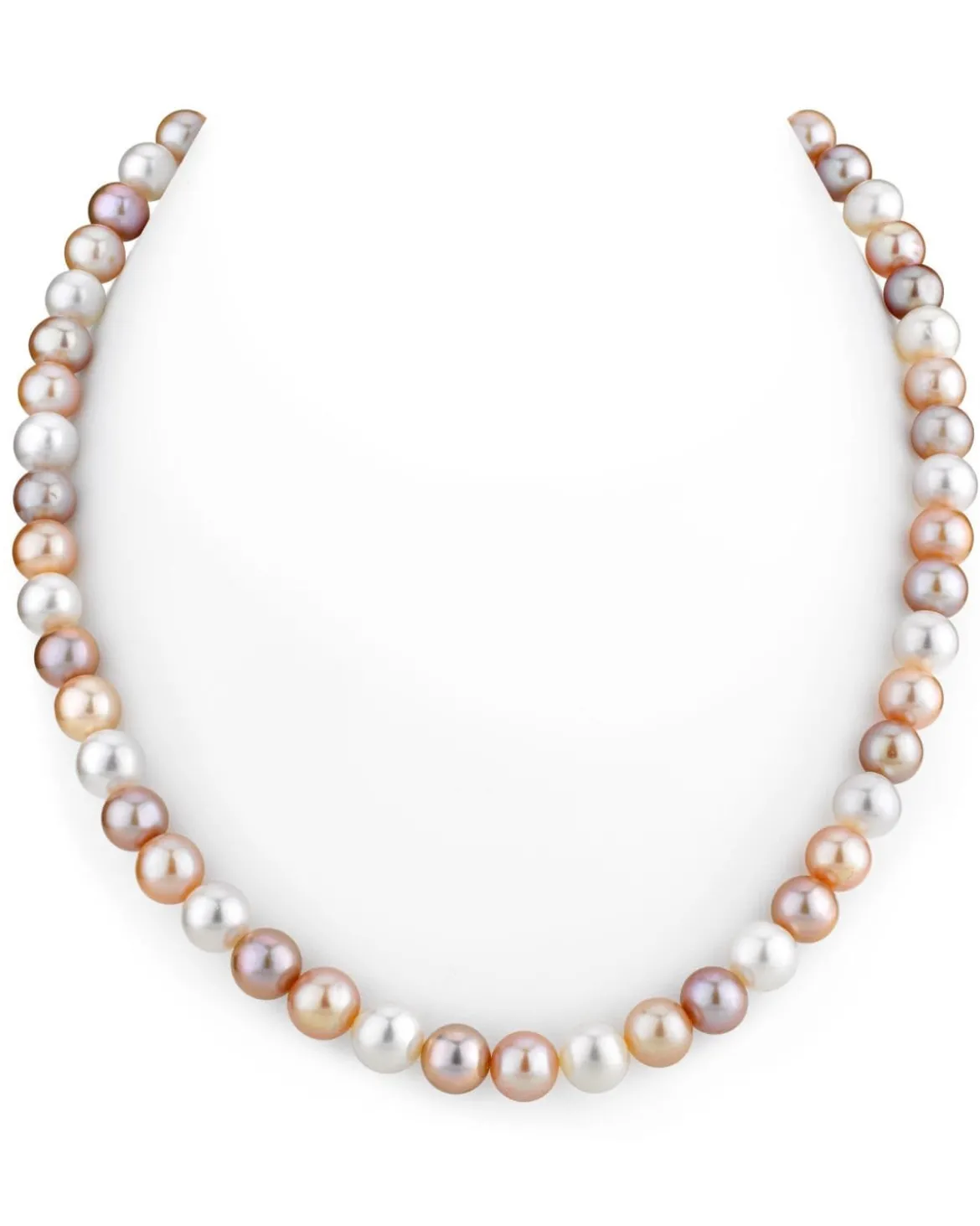 7.0-7.5mm Freshwater Multicolor Pearl Necklace - AAA Quality