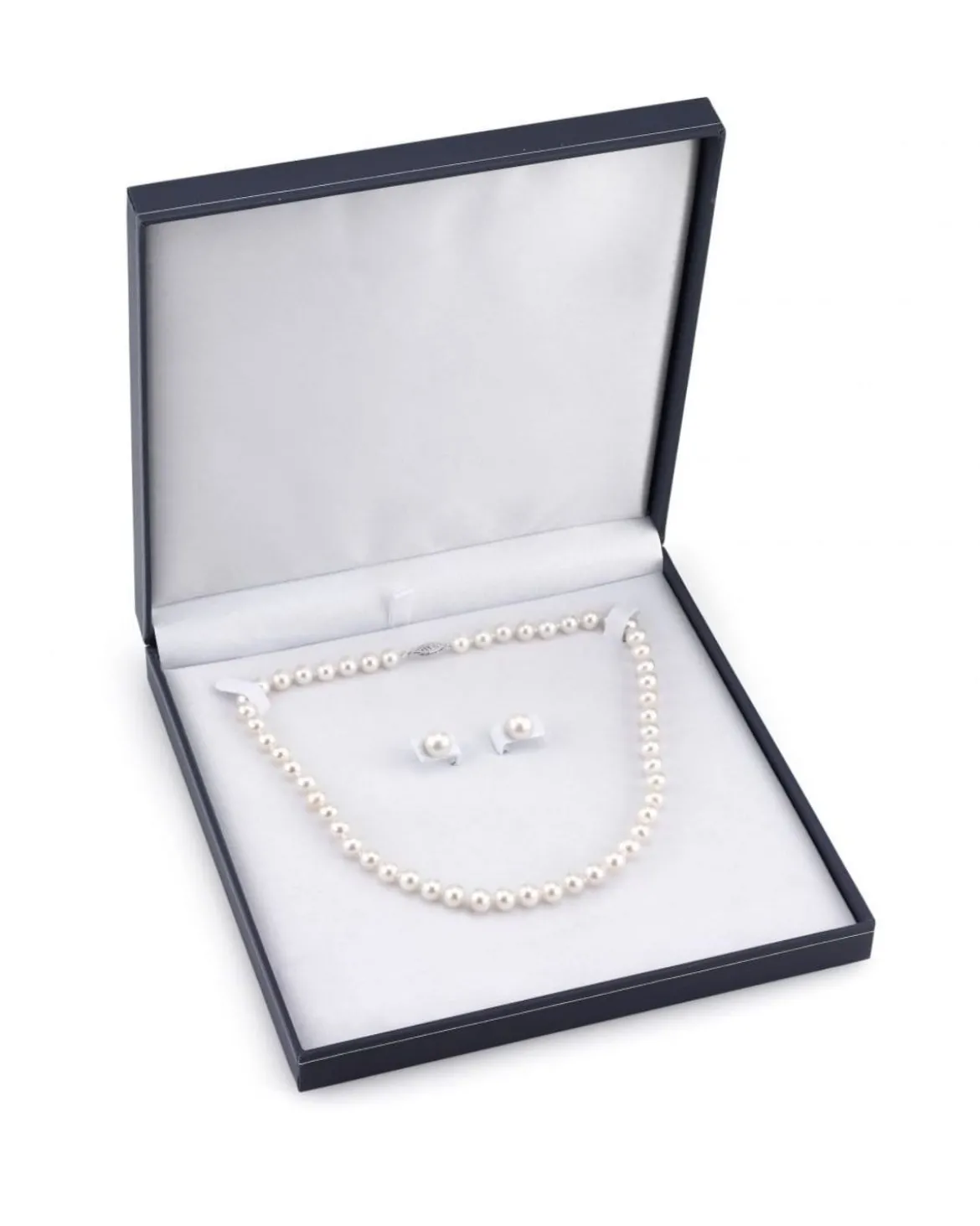 7.0-7.5mm Freshwater Pearl Necklace & Earrings