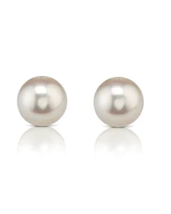 7.0-7.5mm Hanadama Akoya Round Pearl Stud Earrings