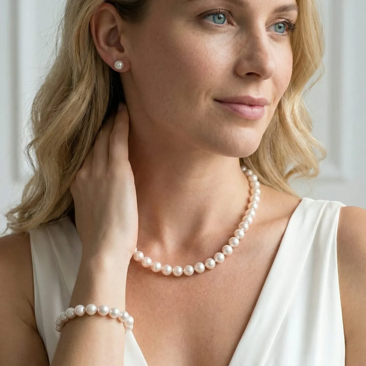 9.0-9.5mm Hanadama Pearl Set