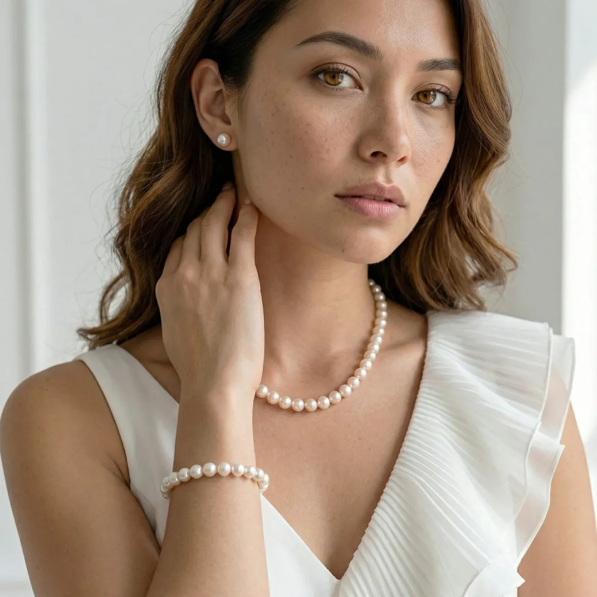 8.5-9.0mm Hanadama Pearl Set