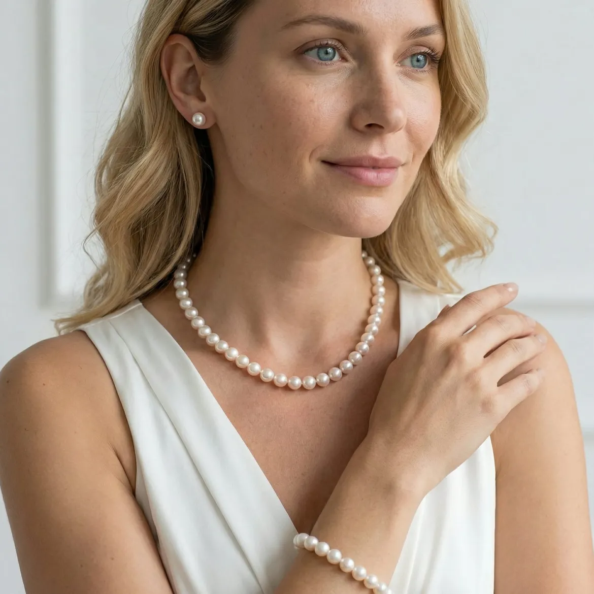 8.0-8.5mm Hanadama Pearl Set