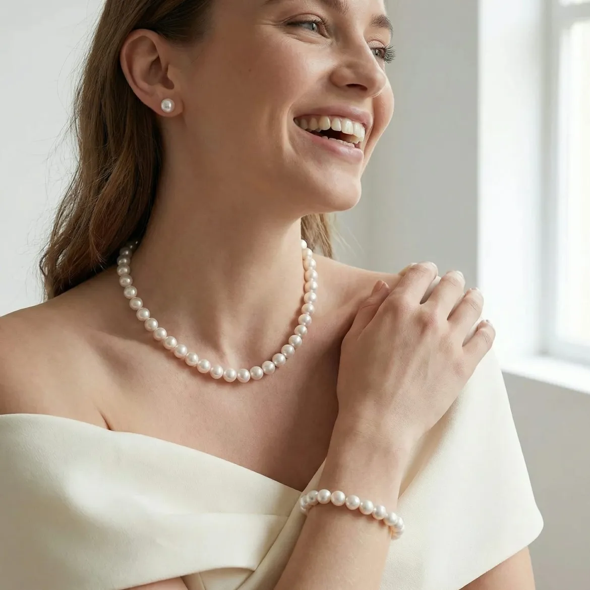 9.5-10.0mm Hanadama Pearl Set