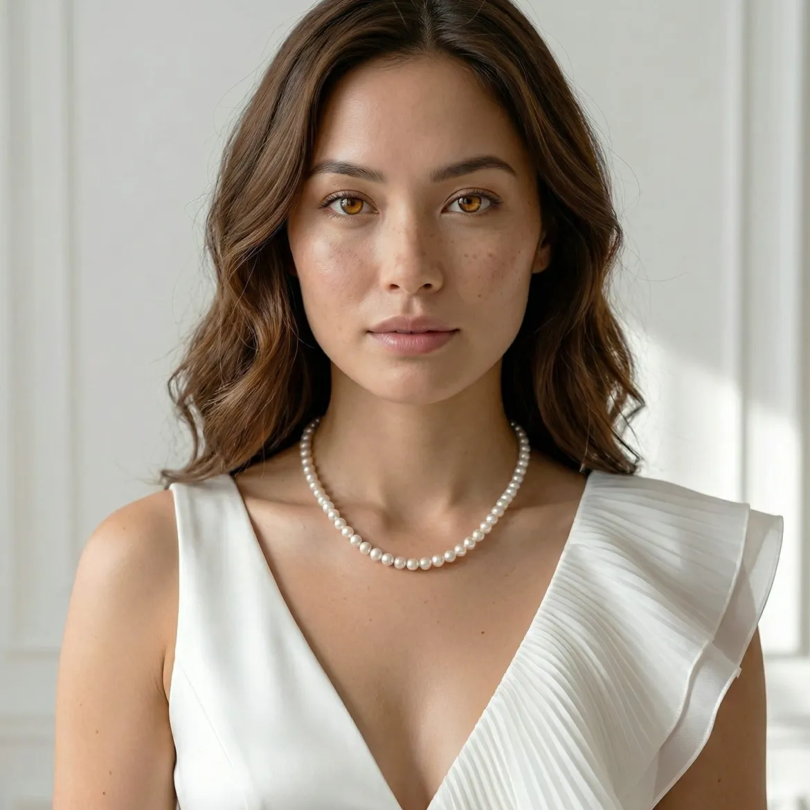 5.0-7.0mm Japanese Akoya White Graduated Pearl Necklace