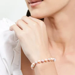 7.0-7.5mm Multicolor Freshwater Pearl Bracelet - AAA Quality