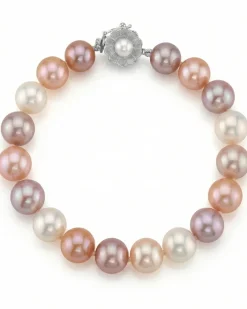 8.5-9.5mm Multicolor Freshwater Pearl Bracelet - AAA Quality