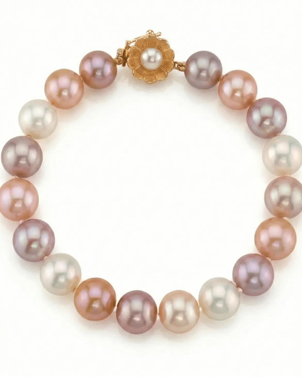 8.5-9.5mm Multicolor Freshwater Pearl Bracelet - AAAA Quality