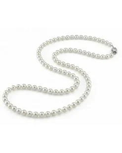 8.5-9.5mm Opera Length Freshwater Pearl Necklace