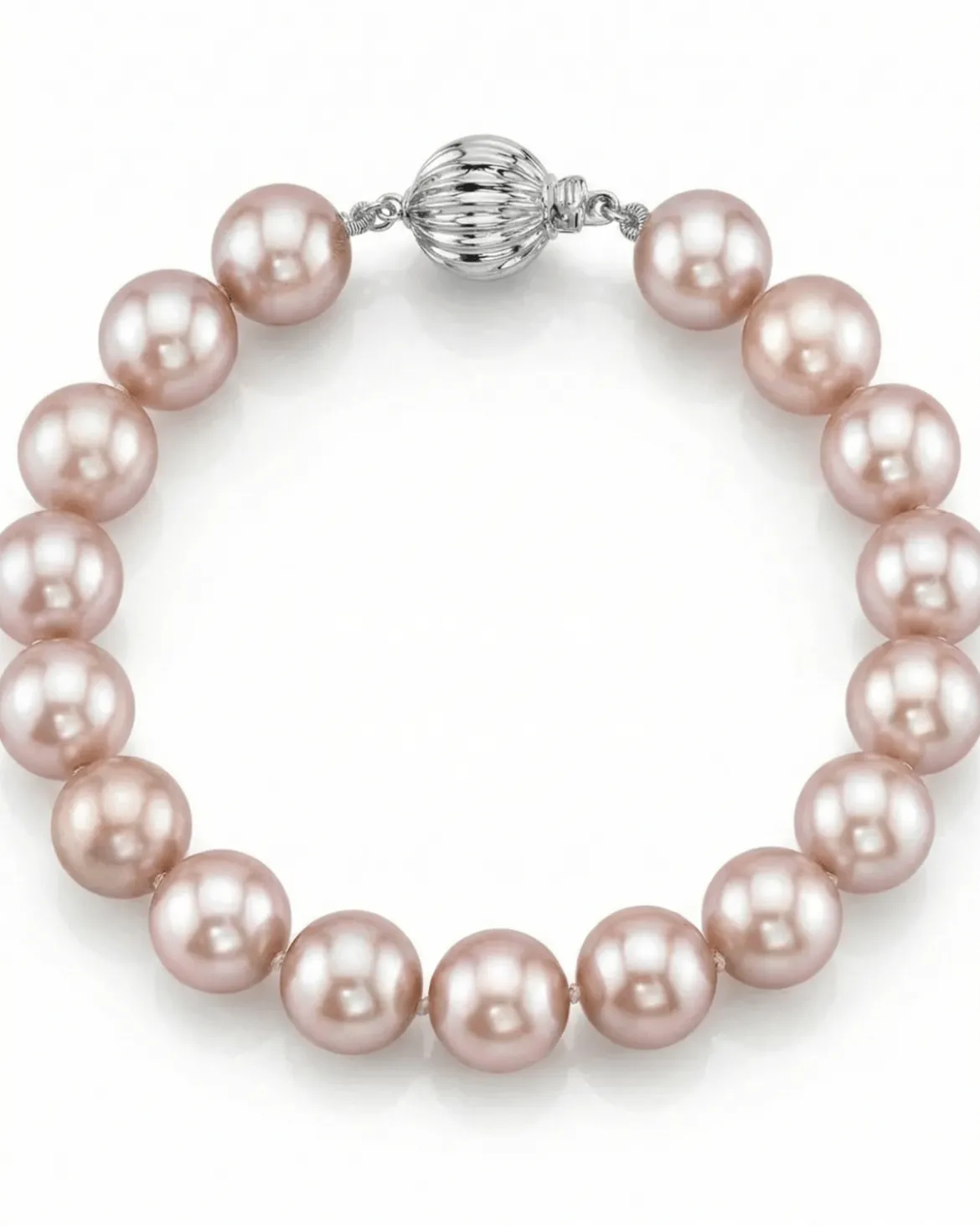9.5-10.5mm Pink Freshwater Pearl Bracelet