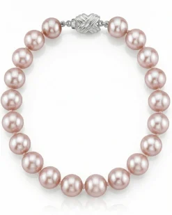 8.0-8.5mm Pink Freshwater Pearl Bracelet - AAAA Quality