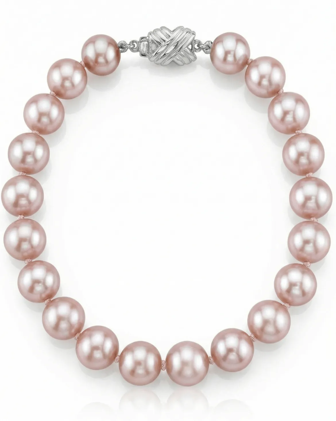 8.0-8.5mm Pink Freshwater Pearl Bracelet - AAAA Quality