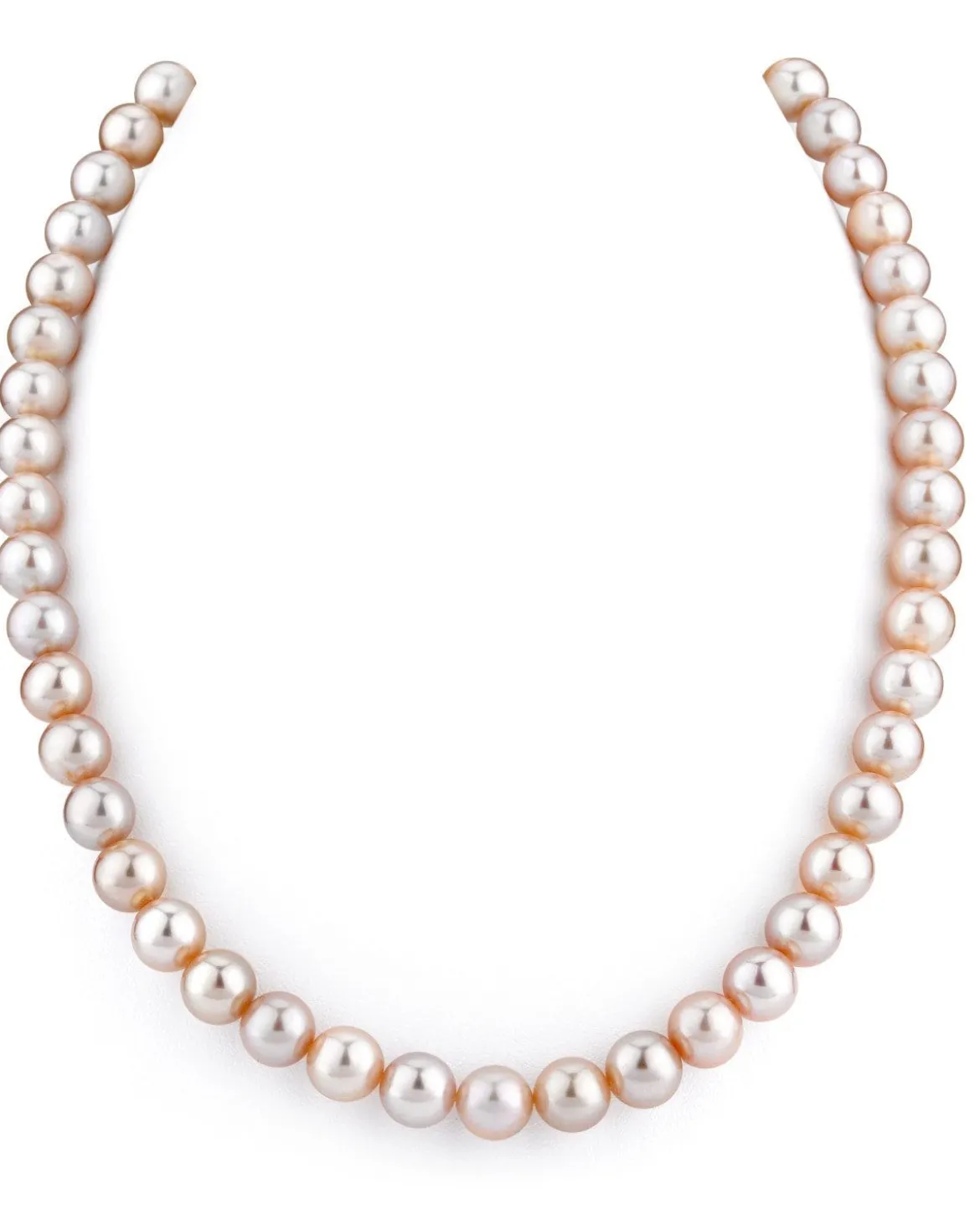 8.0-8.5mm Pink Freshwater Pearl Necklace - AAAA Quality