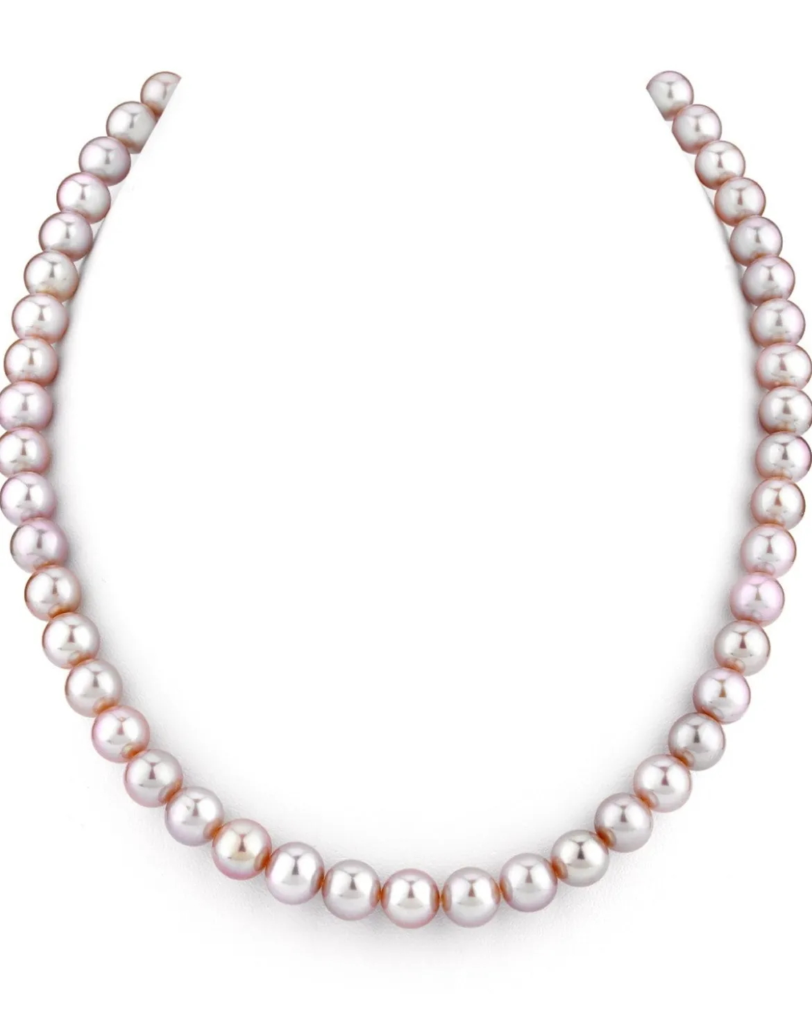 7.0-7.5mm Pink Freshwater Pearl Choker Length Necklace