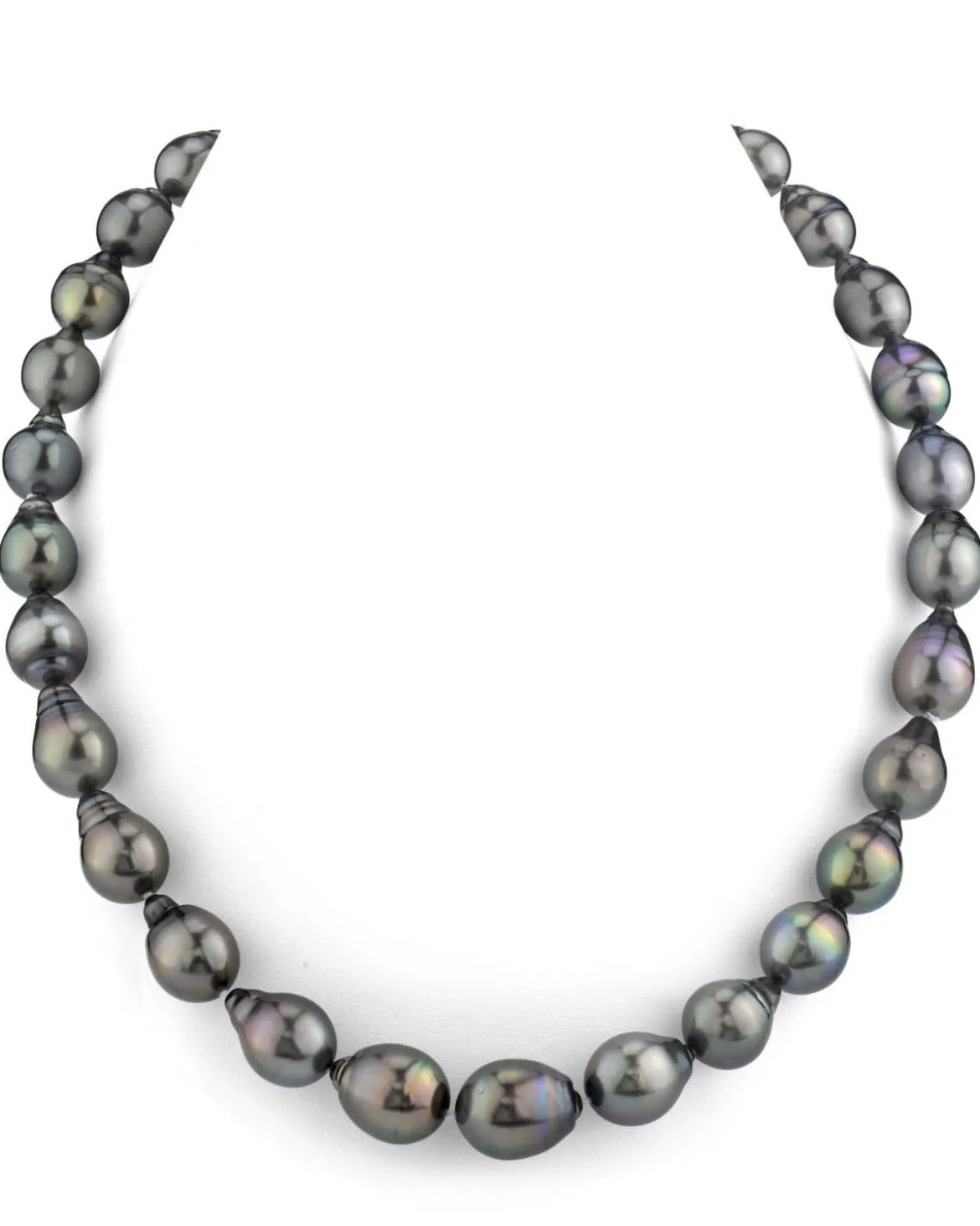 10-11mm Tahitian South Sea Pearl Drop-Shape Necklace