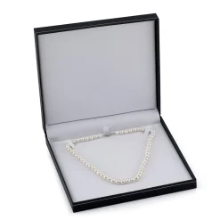 7-8mm White Freshwater Choker Length Pearl Necklace - AAAA Quality
