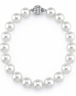 8.0-8.5mm White Freshwater Pearl Bracelet - AAAA Quality