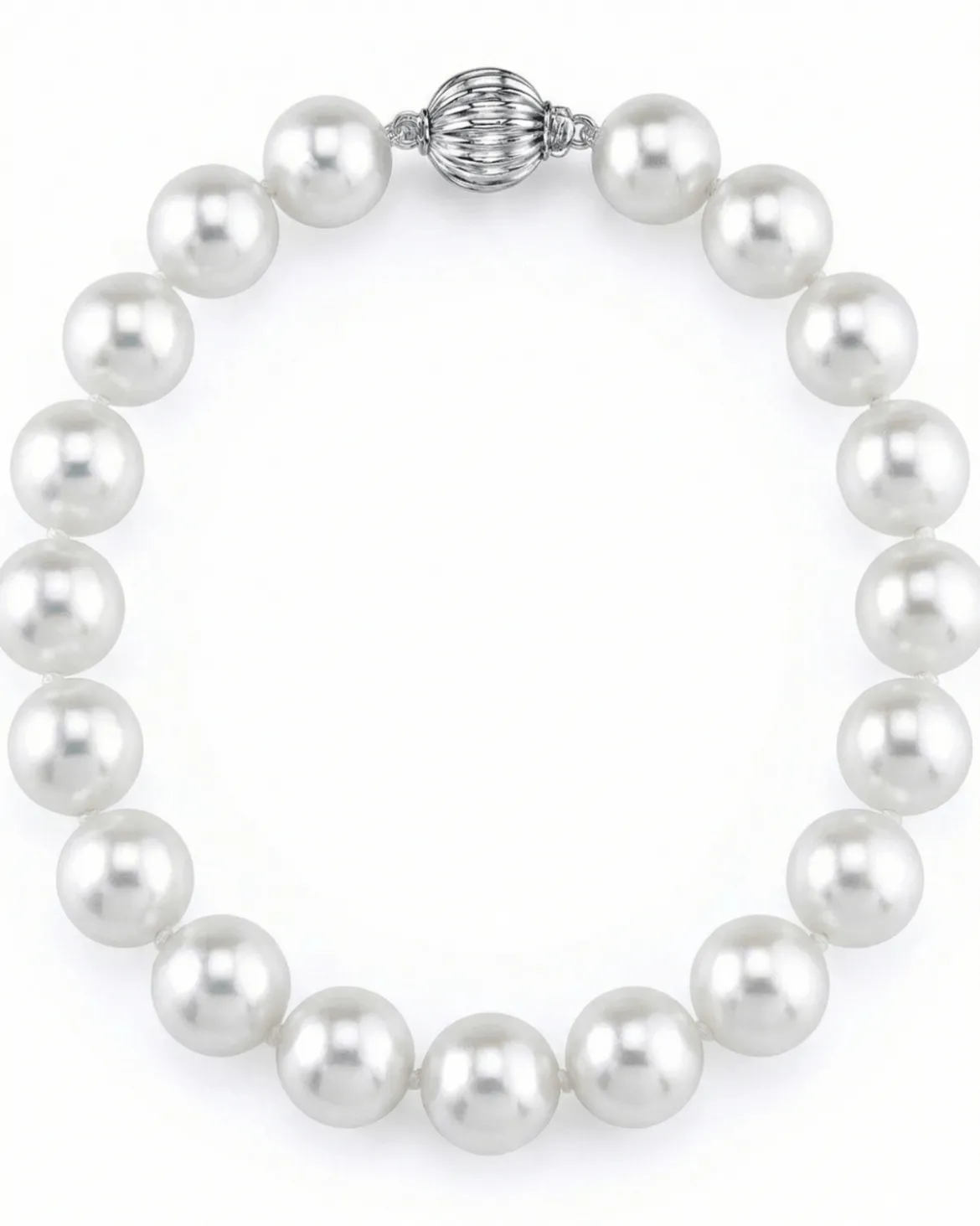 8.0-8.5mm White Freshwater Pearl Bracelet - AAAA Quality