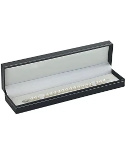 9.5-10.5mm White Freshwater Pearl Bracelet - AAA Quality