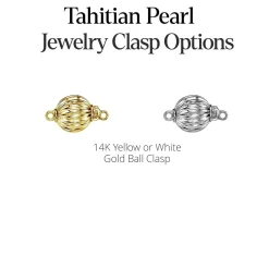 Multi-Color Drop-Shape Tahitian Pearl Necklace, 11.0-14.0mm